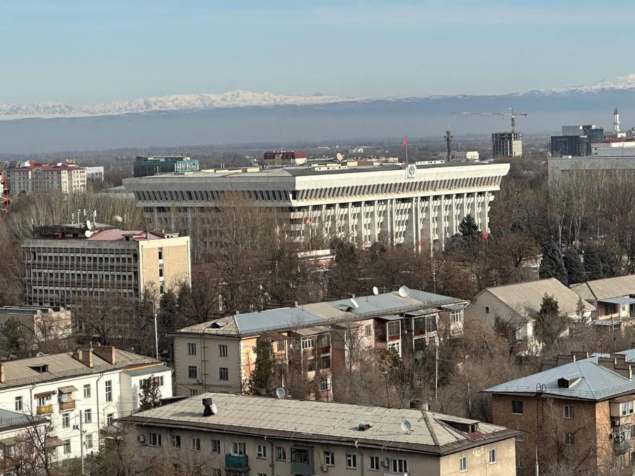 Apartment With City View On Sydykova St. 123 ビシュケク エクステリア 写真