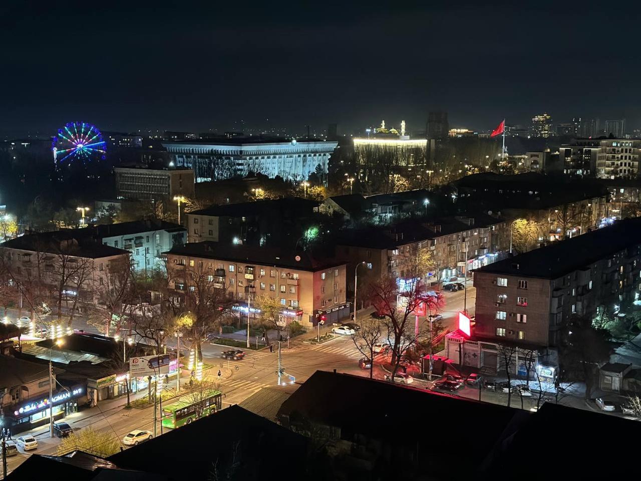 Apartment With City View On Sydykova St. 123 ビシュケク エクステリア 写真